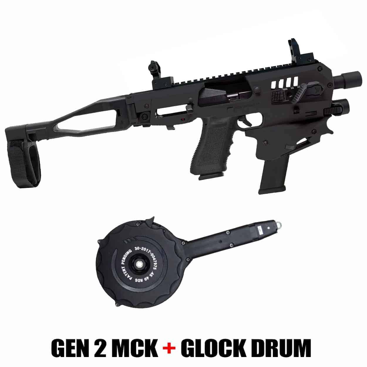 CAA Micro Conversion Kit for Glock 26/27 w/Gen 2 Stabilizer, Black