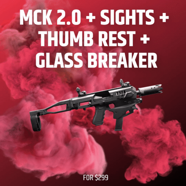 MCK 2.0 + Thumbrest + Sights + Glassbreaker