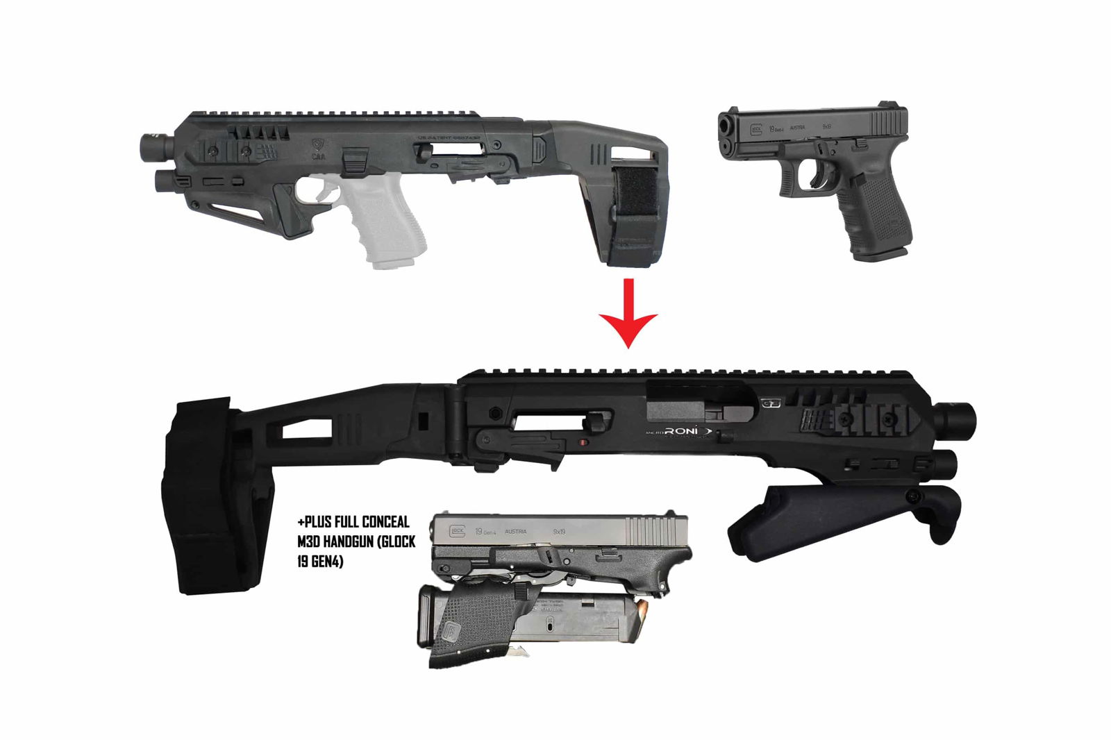 Convert Your Own Micro Roni + Your Own Glock 19 Into the VIPER - CAA ...